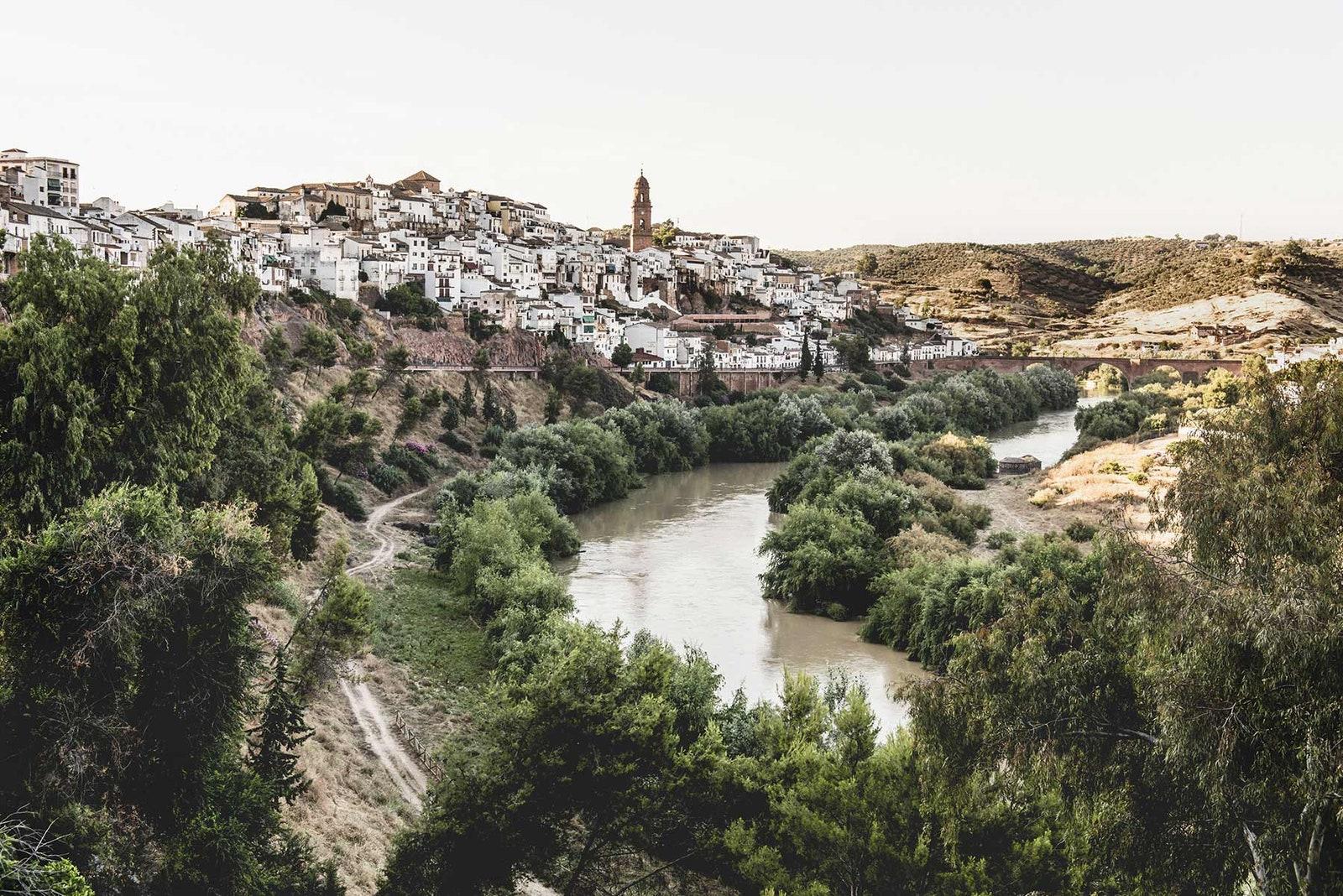 Vista desde el mirador romano de Montoro Córdoba