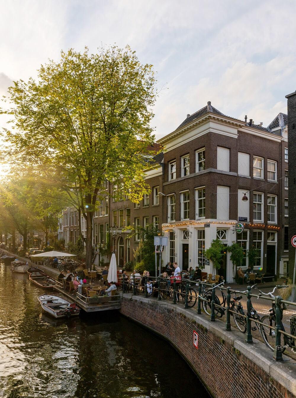 Cafe ‘t Smalle in amsterdam